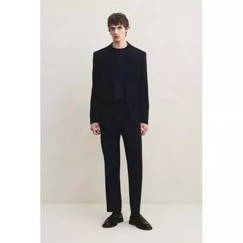 HM Regular Fit Костюмные брюки Темно-синие 42
