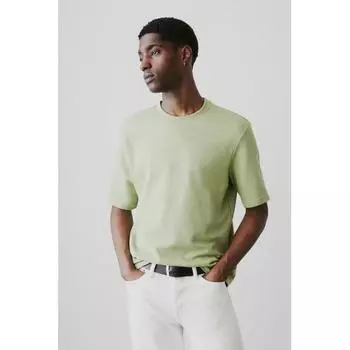 HM Regular Fit Толстовка с коротким рукавом Зеленый