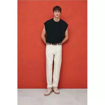 HM Relaxfit Джин-крем 33/30