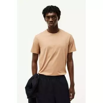 HM Slim Fit Хлопковая футболка Pima Светло-коричневый
