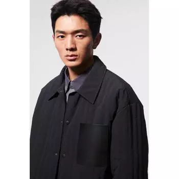 HM свободная куртка с подкладкой черного цвета S