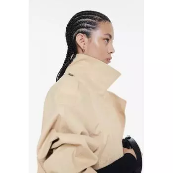 HM Twill Short Peacoat Бежевый