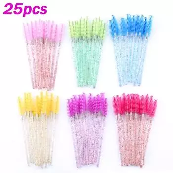 HMQ Beauty 25 шт. одноразовая хрустальная кисть для завивки ресниц, расческа для завивки ресниц, инструмент для макияжа красоты