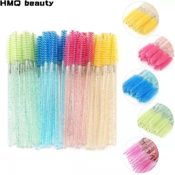 HMQ Beauty 50 шт. одноразовая хрустальная кисть для завивки ресниц, расческа для завивки ресниц, инструмент для макияжа красоты