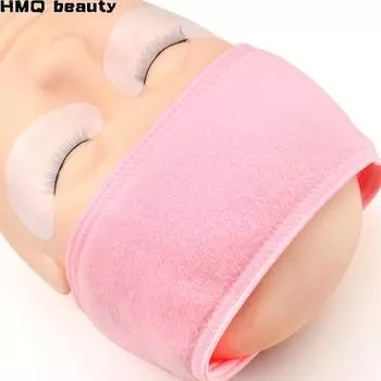 HMQ Beauty Наращивание ресниц Спа-повязка на голову для лица Макияж Махровая повязка на голову Эластичное полотенце Волшебная лента