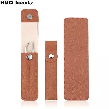 HMQ Beauty Пинцет для хранения инструментов для наращивания ресницКожаная сумка Аксессуары для ресниц
