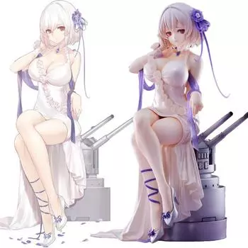 Hms Sirius аниме фигурка игрушка белые розы сексуальная девушка статуэтка коллекция украшения модель подарки на день рождения