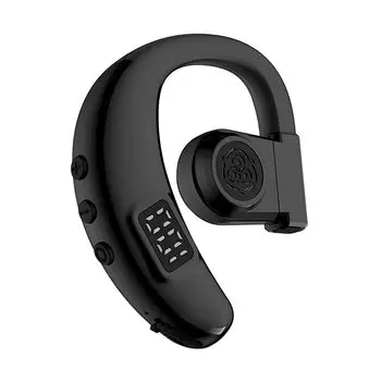 Hmusic Наушники с одним ухом Bluetooth для левого и правого ушей с микрофоном ENC, водонепроницаемость IPX5, быстрая зарядка, 20 часов воспроизведения