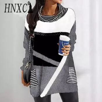 HNXC Women s Fashion Autumn Winter Short Sleeve Casual Dresses S чёрный