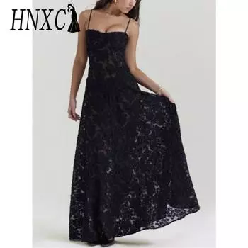 HNXC Женская мода лето весна однотонные принты без рукавов повседневные платья XS розовый