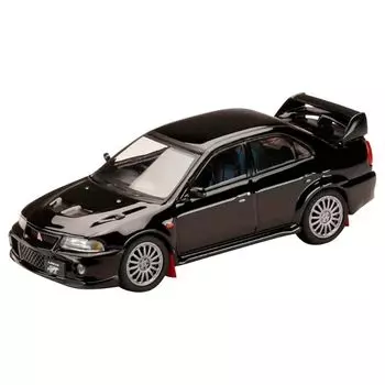 хобби япония HJ64 1/64 mitsubishi lancer GSR evolution 6 (CP9A) 1999 С брызговиком Пиренеи черный Готовый продукт
