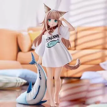 Хобби Сакура Мука Фигурка Милая Аниме Неко-девочка Фигурка Настольное Украшение Подарок opp Bag