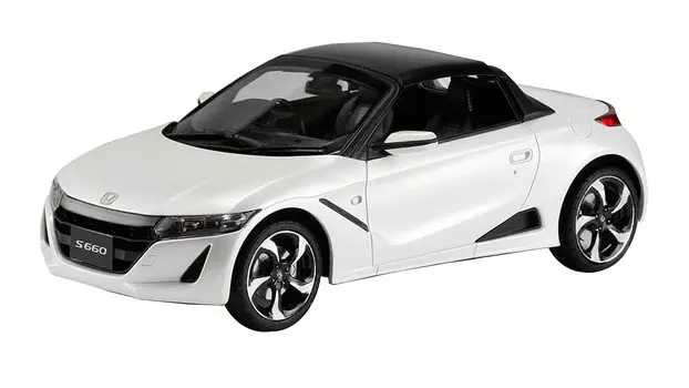 Хобби ЯПОНИЯ Honda S660 Premium Star White Pearl Готовый продукт 1/18 белый