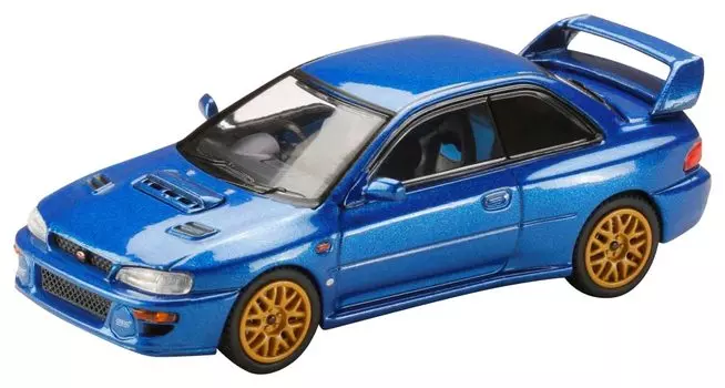 Хобби Япония SUBARU IMPREZA 22B UK Sonic Blue Mica 1/64 Sti/TYPE