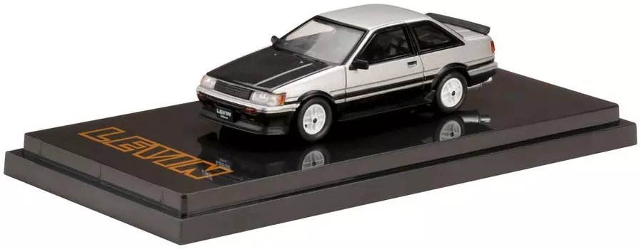 Хобби ЯПОНИЯ Toyota Corolla AE86 2 двери IGETA Wheel Готовый продукт HJ641035TSK 1/64 TOM S Серебристый/Черный