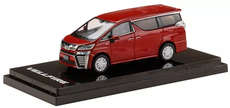 Хобби ЯПОНИЯ Toyota Vellfire Hybrid Dark Red Mica Metallic Готовый продукт HJ641028HR 1/64 (H30W) красный
