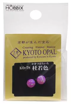 HOBBIX Киотский опал с одним отверстием, тип 6 мм, цвет Moriwa KO-78