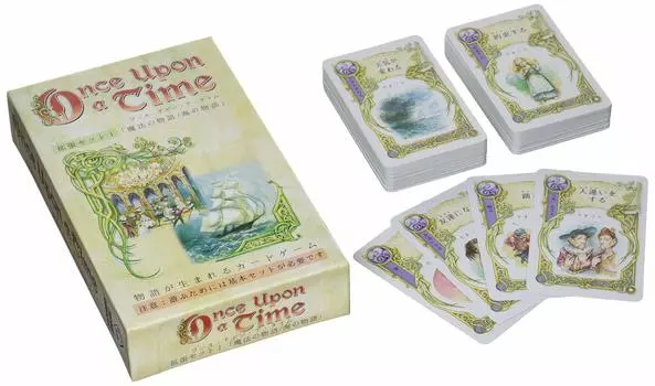 Hobby Base Once Upon a Time Japanese Edition Expansion Set 1 для детей 8 лет и настольная игра Magic Story/Sea Story (Для 2-6 игроков, 20-40 минут и более)