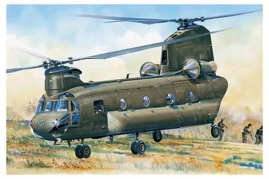 Hobby Boss Aircraft Series Chinook Plastic Model 81773 Molding Color 1/48 CH-47D