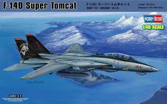 Hobby Boss Aircraft Series Super Tomcat Plastic Model 1/48 F-14D