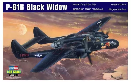 Hobby Boss Black Widow Plastic Model 1/32 P-61B