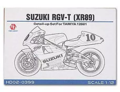 Hobby Design HOBBY DESIGN Suzuki XR89 Detail Up Kit Мотоцикл Tamiya 14081 1/12 RGV-T (HD02-0399)