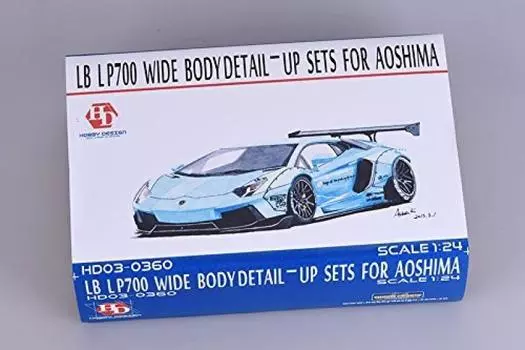 Hobby Design Lamborghini LP700 Wide Body Detail Upset Aoshima 1/24 HD03-0360