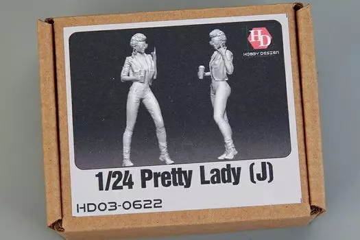 HOBBY DESIGN Красотка J Фигурка Женская Сексуальная Модель Смола 1/24 (hd03_0622)