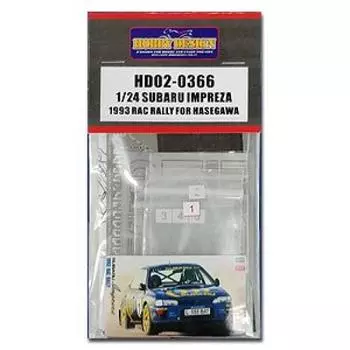 Hobby Design Subaru Impreza 1933 RAC Rally Detail Upset Hasegawa 1/24 HD02-0366