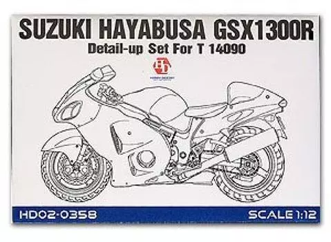 Hobby Design Suzuki Hayabusa Hayabusa GSX1300R Детализированный набор 1/12 HD02-0358