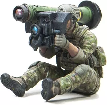 Hobby Fan Член спецназа армии США 1 шт. Военный Mk18 CQBR смоляной набор HF770 1/35 Javelin, собака,