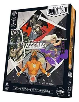 Hobby Japan Battle of Legends Japanese version 30 9 years old and Board game Unmatched Vol.1 (2-4 players, minutes, older)