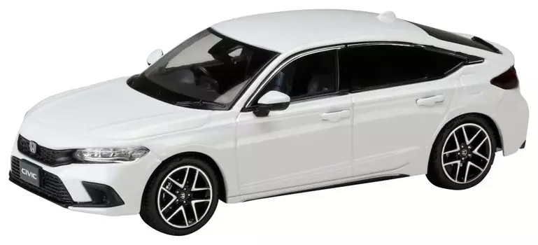 Hobby Japan HJ43 Honda Civic LX Platinum White Pearl Готовый продукт 1/43 (ФЛ1)