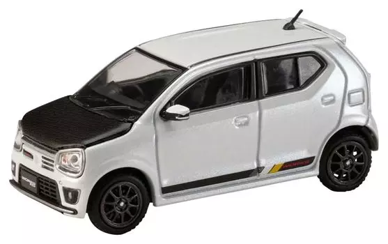 Hobby Japan HJ64 164 Suzuki Alto Works (HA36S) Карбоновый капот, кастомная версия, жемчужно-белый, готовое изделие HJ641070CW