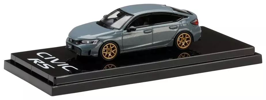Hobby Japan HJ64 Honda Civic RS Custom Version Sonic Gray Pearl Finished Product HJ642046BGY 1/64