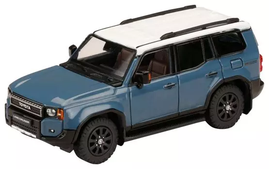 Hobby Japan HJ64 Toyota Land Cruiser 1-е издание дымчато-голубой готовый продукт HJ645081BLW 1/64 (LHD)