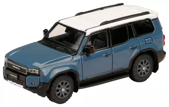 Hobby Japan HJ64 Toyota Land Cruiser 250 дымчато-голубой готовый продукт HJ644081BLW 1/64 (LHD)