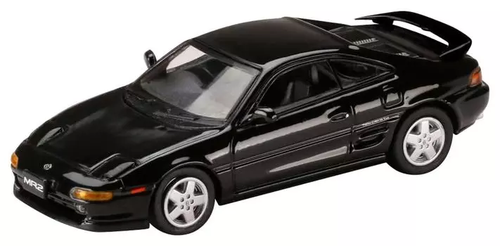 Hobby Japan HJ64 Toyota MR2 Black Finished Product HJ643045BK 1/64 (SW20) GT-S (1993)