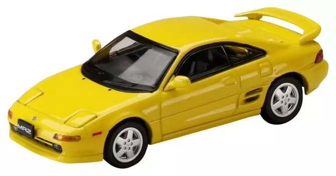 Hobby Japan HJ64 Toyota MR2 Super Bright Yellow Finished Product HJ643045Y 1/64 (SW20) GT-S (1993)