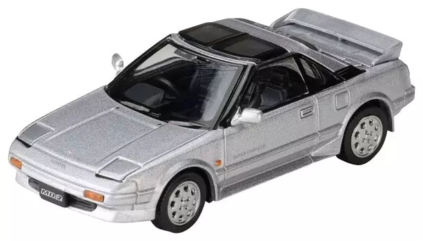 Hobby Japan HJ64 Toyota MR2 SUPER CHARGER 1988 T BAR ROOF Серебристый цвет Готовый продукт HJ643056AS 1/64 1600G-LIMITED Металлик/Кастом