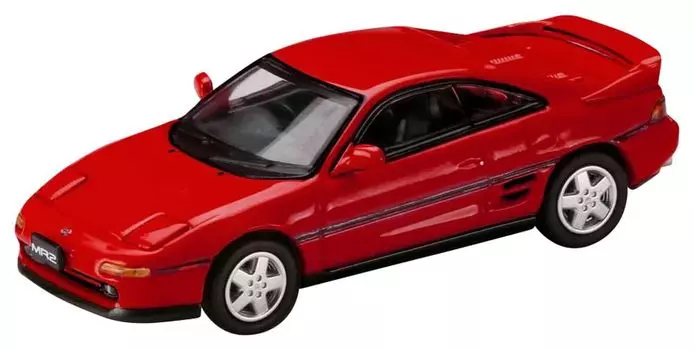 Hobby Japan HJ64 Toyota MR2 Super Red II Готовый продукт HJ642045R 1/64 (SW20) ГТ-С (1991)