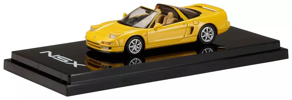 Hobby Japan Honda NSX Type with removable roof Indy Yellow Pearl 1/64
