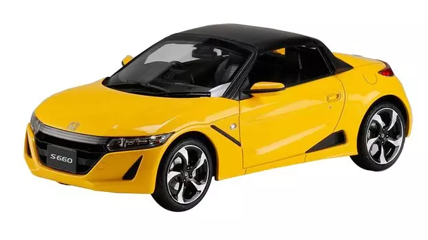 Hobby Japan Honda S660 Carnival Yellow II Finished Product HJ1803BY 1/18 жёлтый