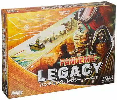 Hobby Japan Legacy Сезон 2 Японская версия 60 минут x 12 для возраста 14 лет и настольная игра Пандемия (Желтая коробка) (Наследие пандемии) (для 2-4 игроков, жёлтый