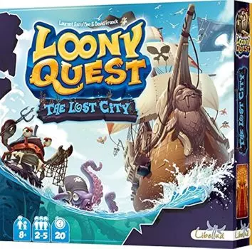 Hobby Japan Looney The Lost City Многоязычное издание 20 для детей 8 лет и настольная игра Quest (Для 2-5 игроков, минут, до)
