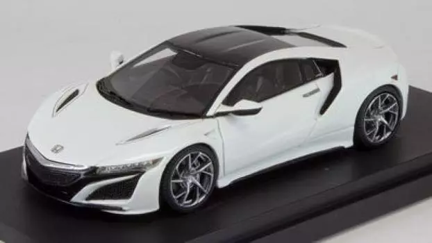 Hobby Japan MARK43 Honda NSX 2017 130R White Finished Product 1/43 (NC1)
