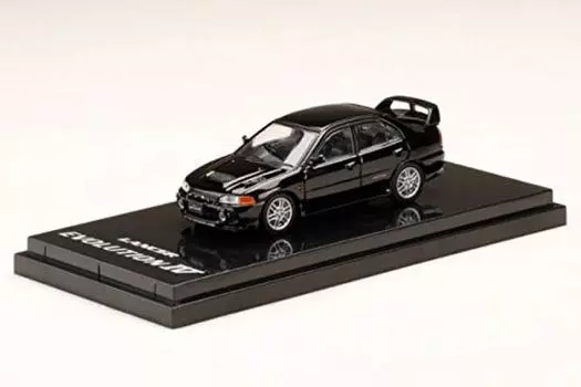 Hobby JAPAN Mitsubishi Lancer GSR Evolution IV Pyrenees Black Finished Product 1/64 (CN9A) чёрный