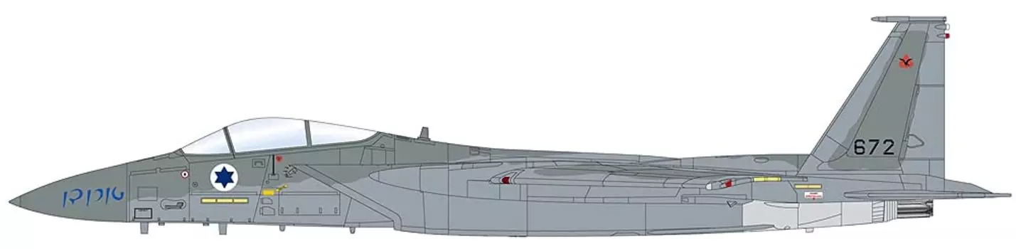 HOBBY MASTER Buzz 133rd Squadron Killer Completed Product HA4525 1/72 F-15A MiG-25