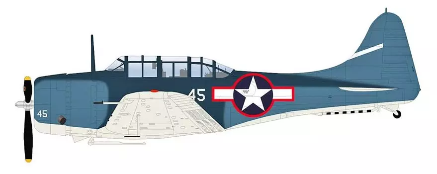HOBBY MASTER Dauntless White 45 1943 Completed Product 1/32 SBD-5 VB-16