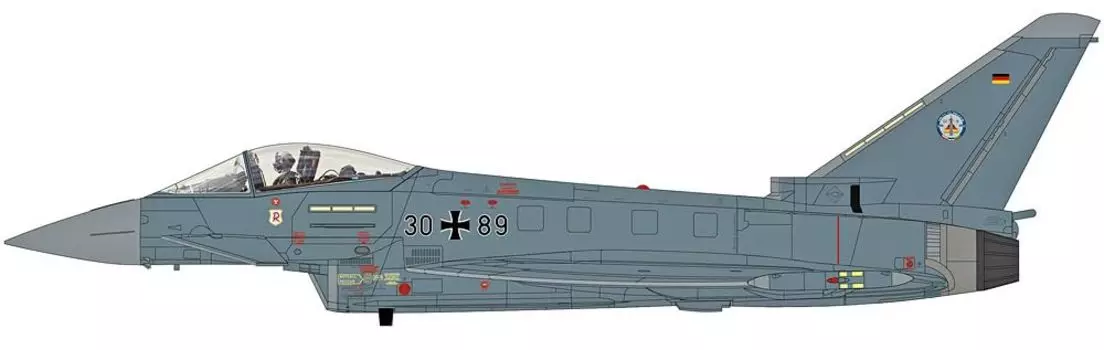 HOBBY MASTER Eurofighter Luftwaffe Baltic Air Security Exercise 2022 Completed Product 1/72 EF-2000